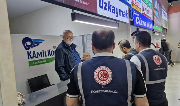 Kahramanmaraş’ta Bayram Öncesi Otobüs Terminalinde Sıkı Denetim