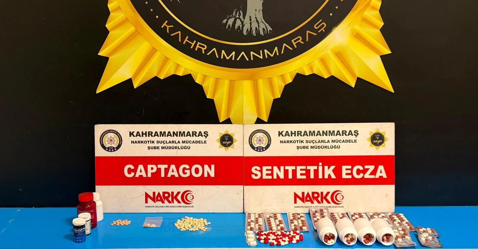 Kahramanmaraş’ta Dev Operasyon: Binlerce Hap Ele Geçirildi