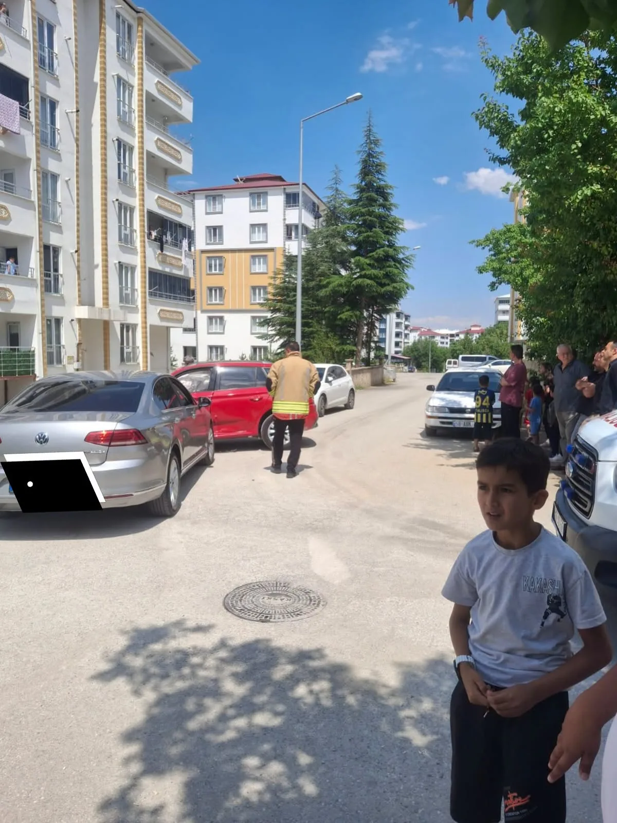 Afşin’de Trafik Kazası, İki Araç Çarpıştı
