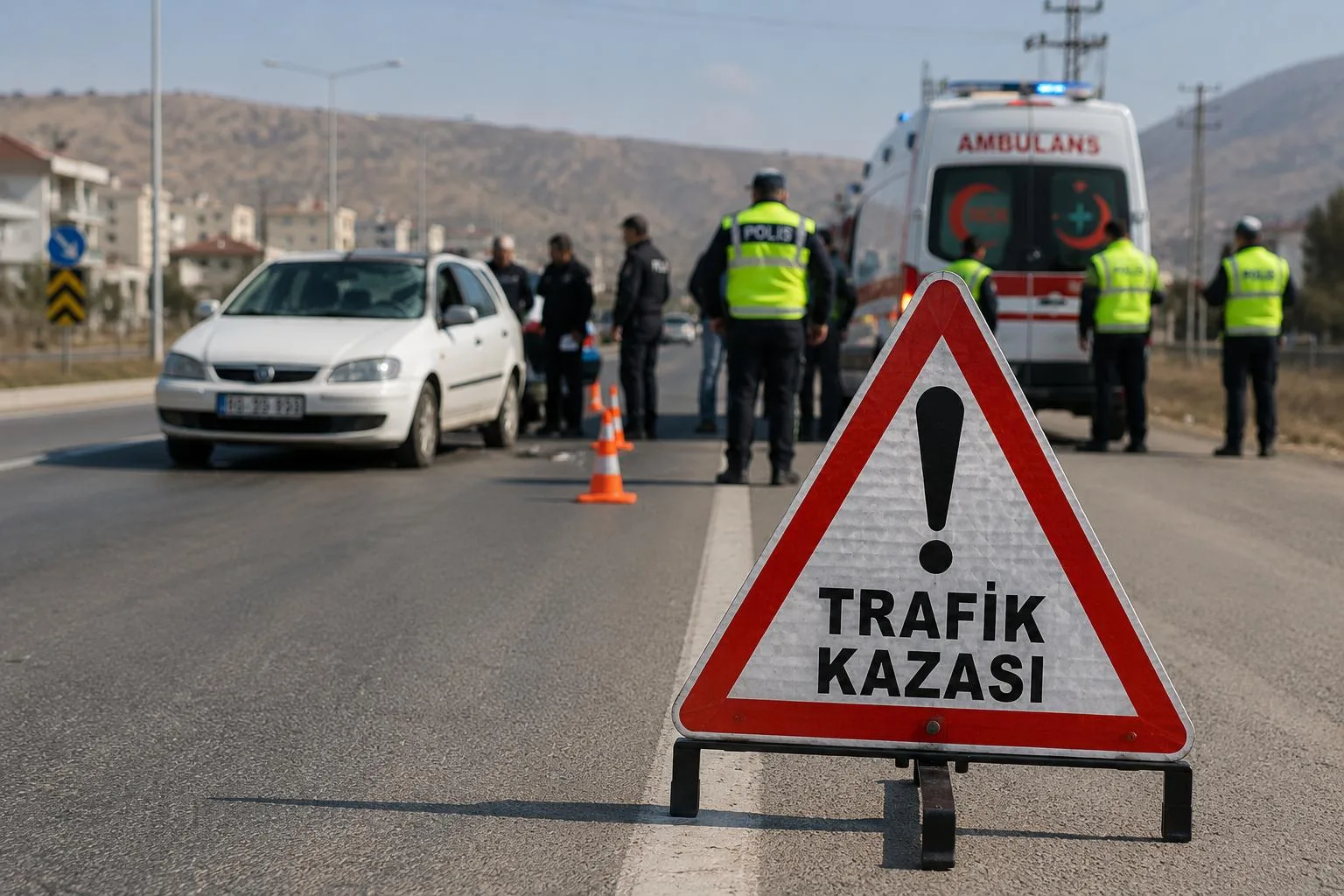 Elbistan’da kanlı kaza: Elektrik araç ok gibi saplandı!
