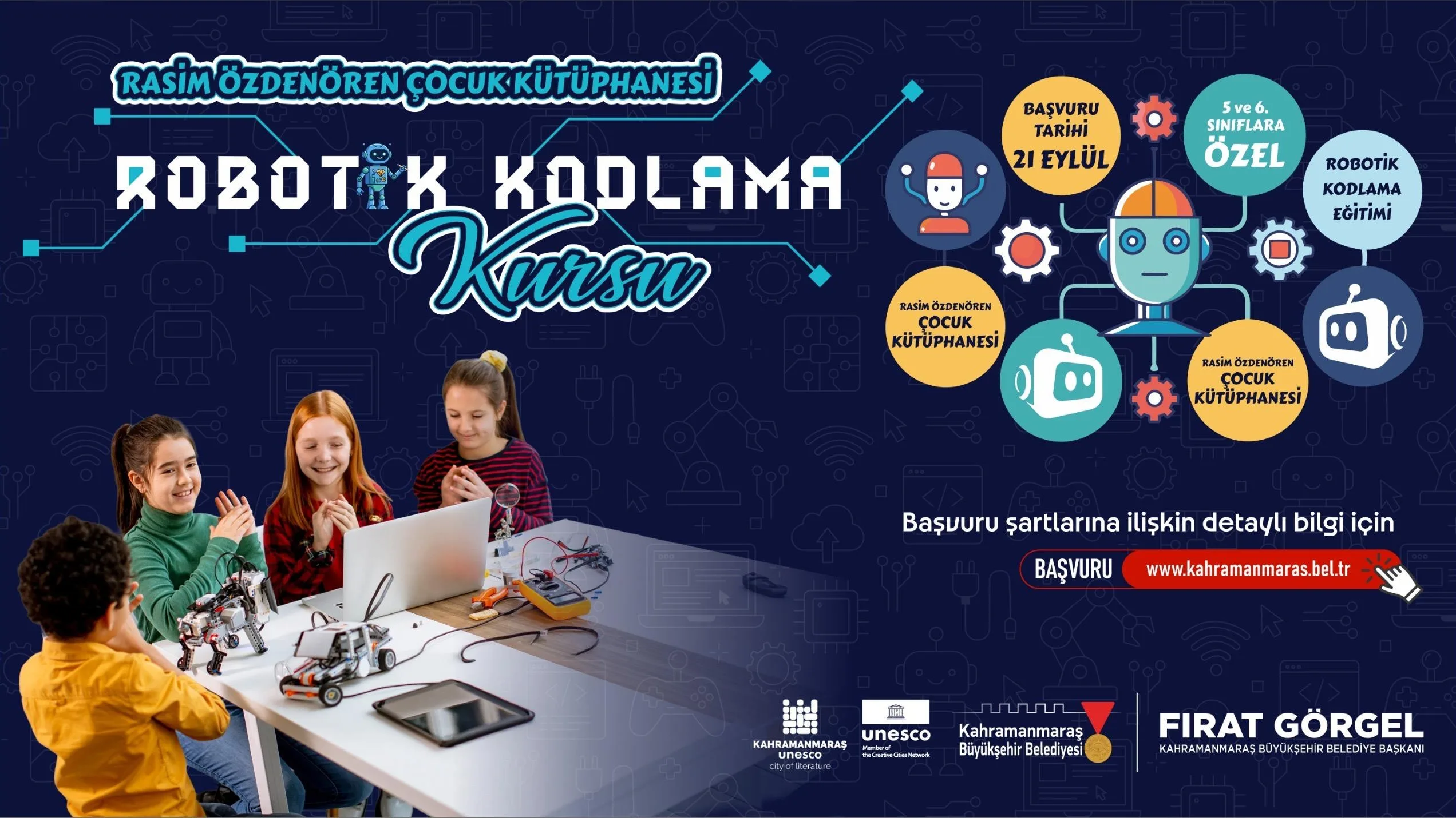 Büyükşehir’den Ortaokul Öğrencilerine Ücretsiz Teknoloji Eğitimi!
